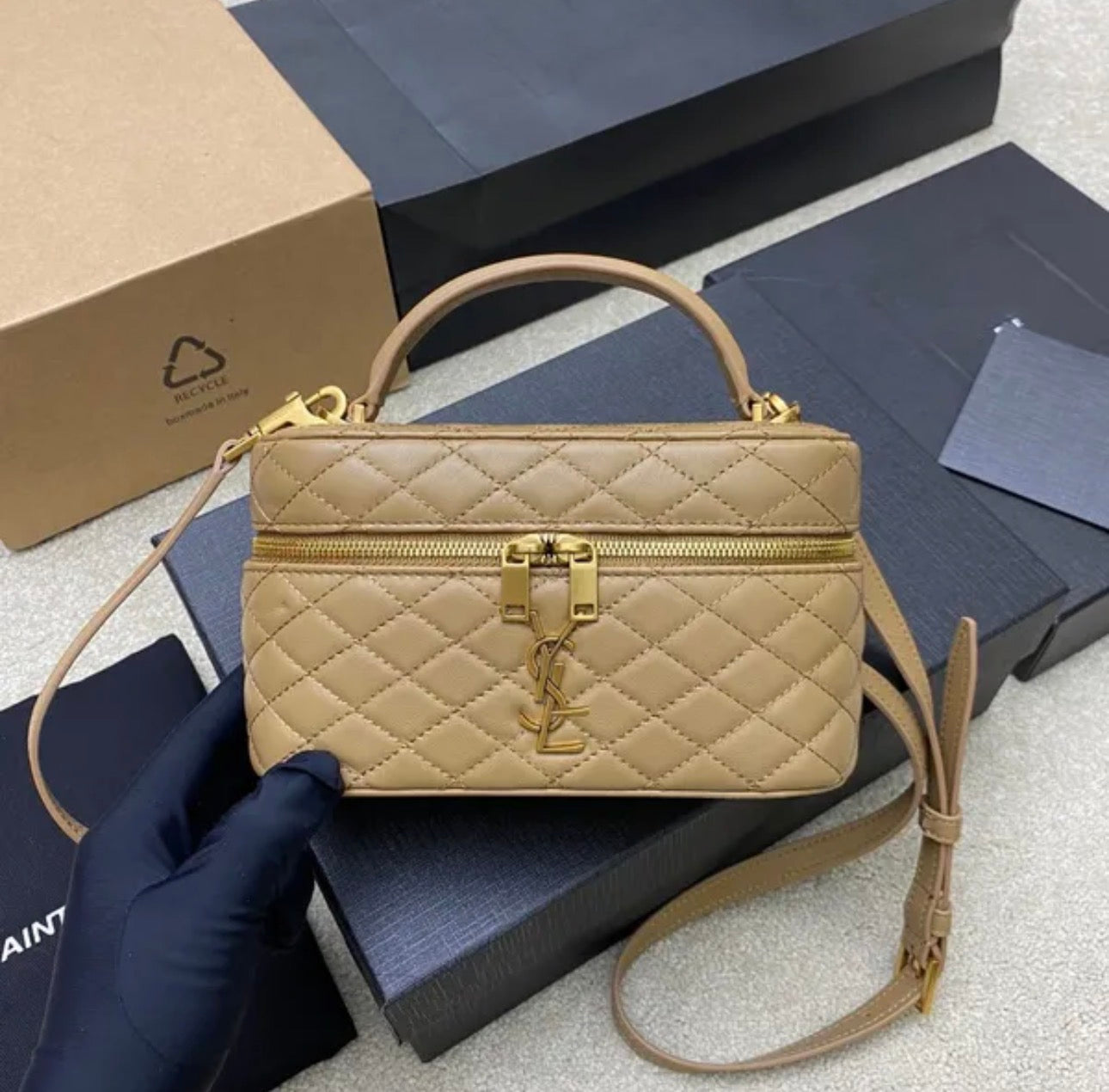SAINT LAURENT GABY VANITY BAG – Vanity Crossbody Bag – mit Box – 1:1 HIGH END