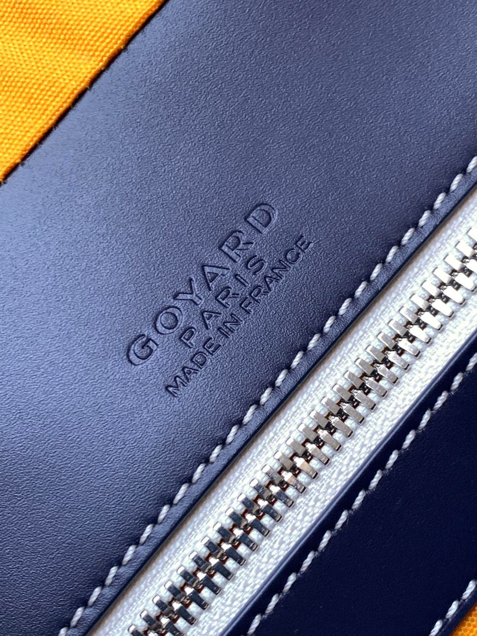 Sac Goyard - bleu - Porte-documents haut de gamme style Ambassadeur - Toile à chevrons
 | 7A SUPER | QUALITÉ ORIGINALE | ENSEMBLE COMPLET
