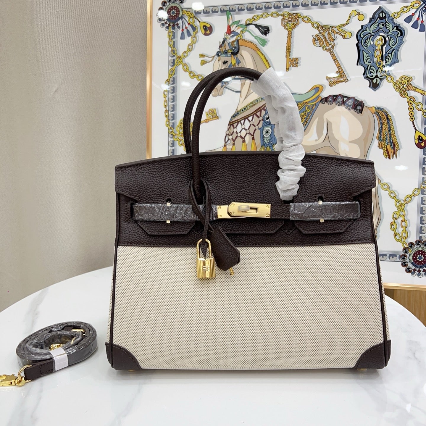 HERMÈS BIRKIN FRAY SWIFT 30CM TASCHE - 1:1 HIGH END