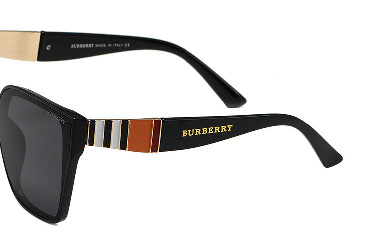 BURBERRY BB CLASSIC STRIPED SUNGLASSES – FULL SET – 1:1 HIGH END