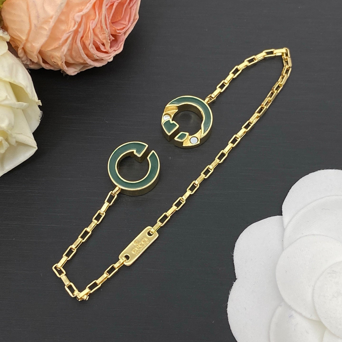 GUCCI INTERLOCKING G BRACELET / NECKLACE – Full Set - 1:1 HIGH END