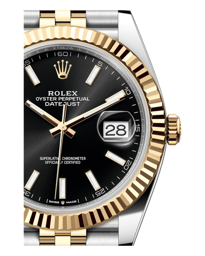 Rolex Datejust 41mm Black Dial  Bicolor Jubilee - U1 FACTORY - AUTOMATIK