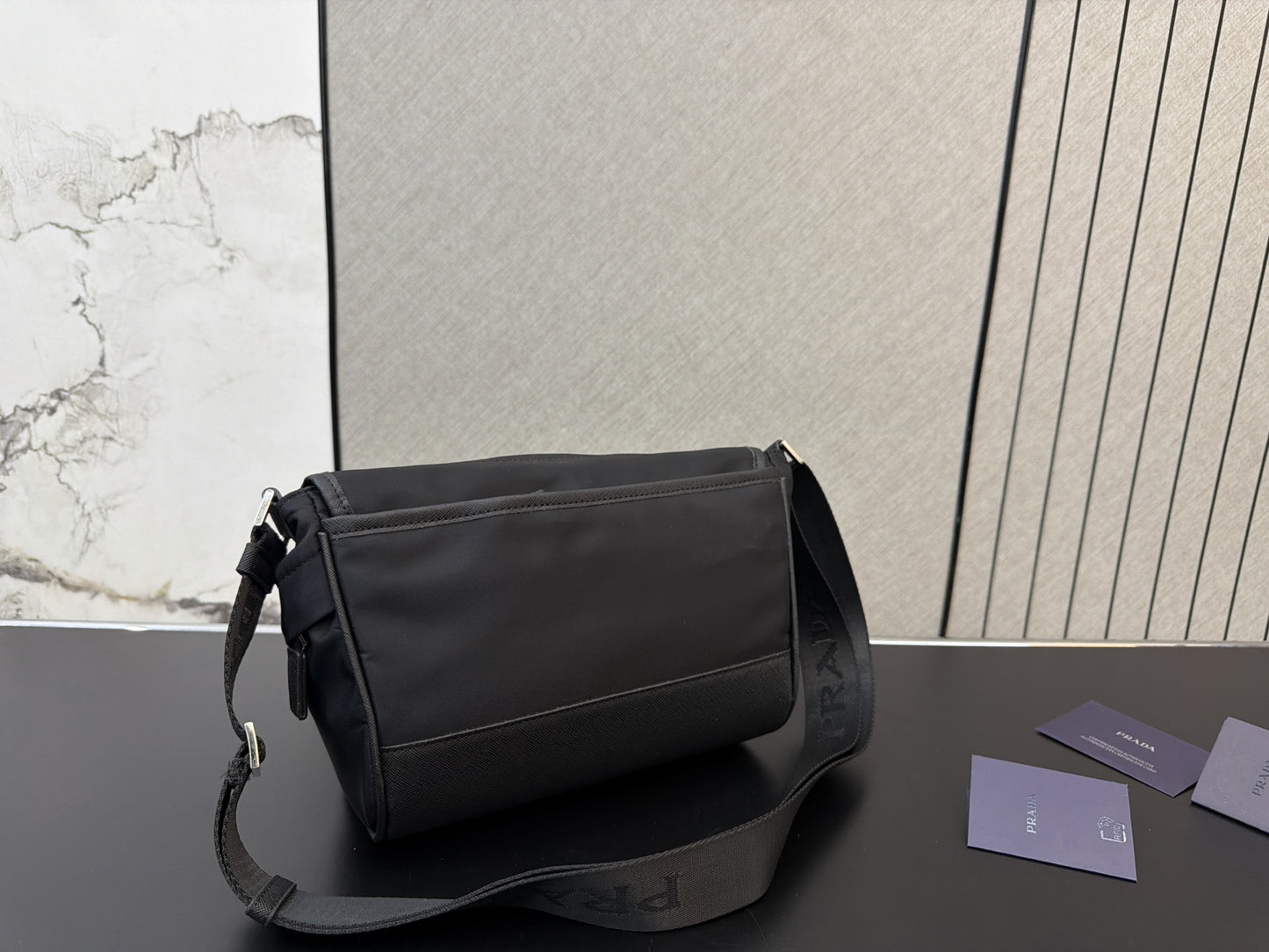 PRADA RE-NYLON MESSENGER BAG 21CM & 26CM – FULL SET – 1:1 HIGH END