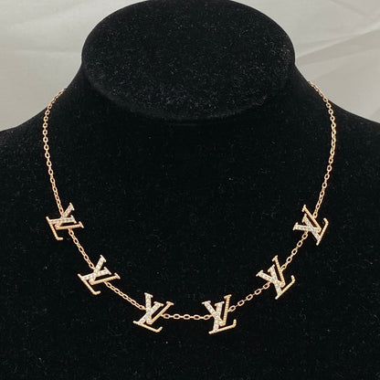 LOUIS VUITTON LV CRYSTAL LOGO BRACELET – Full Set - 1:1 HIGH END