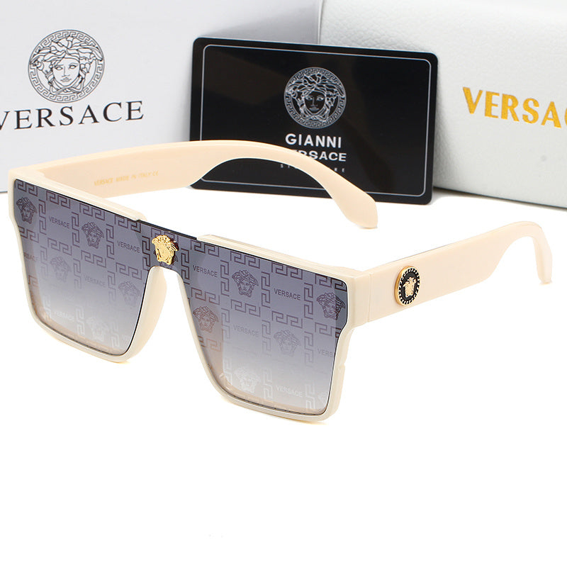 VERSACE GEOMETRIC SHIELD SUNGLASSES – FULL SET – 1:1 HIGH END