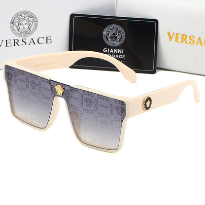VERSACE GEOMETRIC SHIELD SUNGLASSES – FULL SET – 1:1 HIGH END