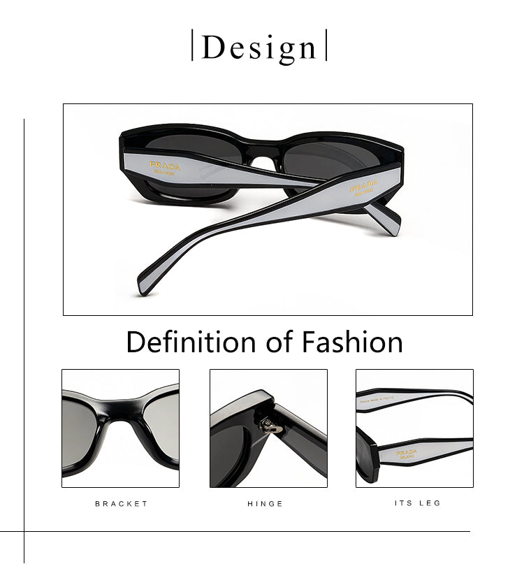 PRADA RECTANGULAR SUNGLASSES – FULL SET – 1:1 HIGH END