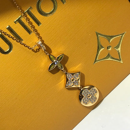 LOUIS VUITTON COLOR BLOSSOM NECKLACE  – Full Set  - 1:1 HIGH END