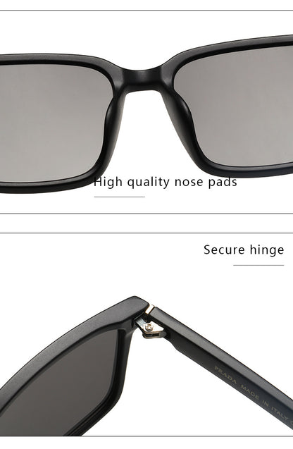 PRADA RECTANGULAR LOGO SUNGLASSES – FULL SET – 1:1 HIGH END