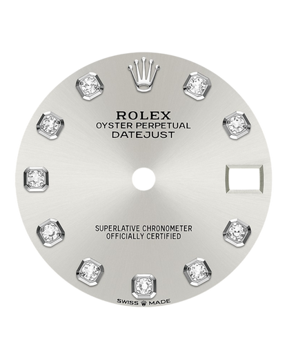 Rolex Datejust 31mm Silver with Diamonds Dial - U1 FACTORY - AUTOMATIK - Jubilee