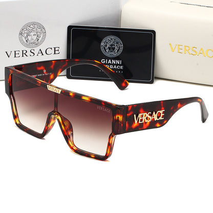 VERSACE OVERSIZED SHIELD SUNGLASSES – FULL SET – 1:1 HIGH END