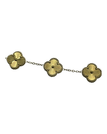 Van Cleef & Arpels Alhambra Armband mit Kleeblättern Gold