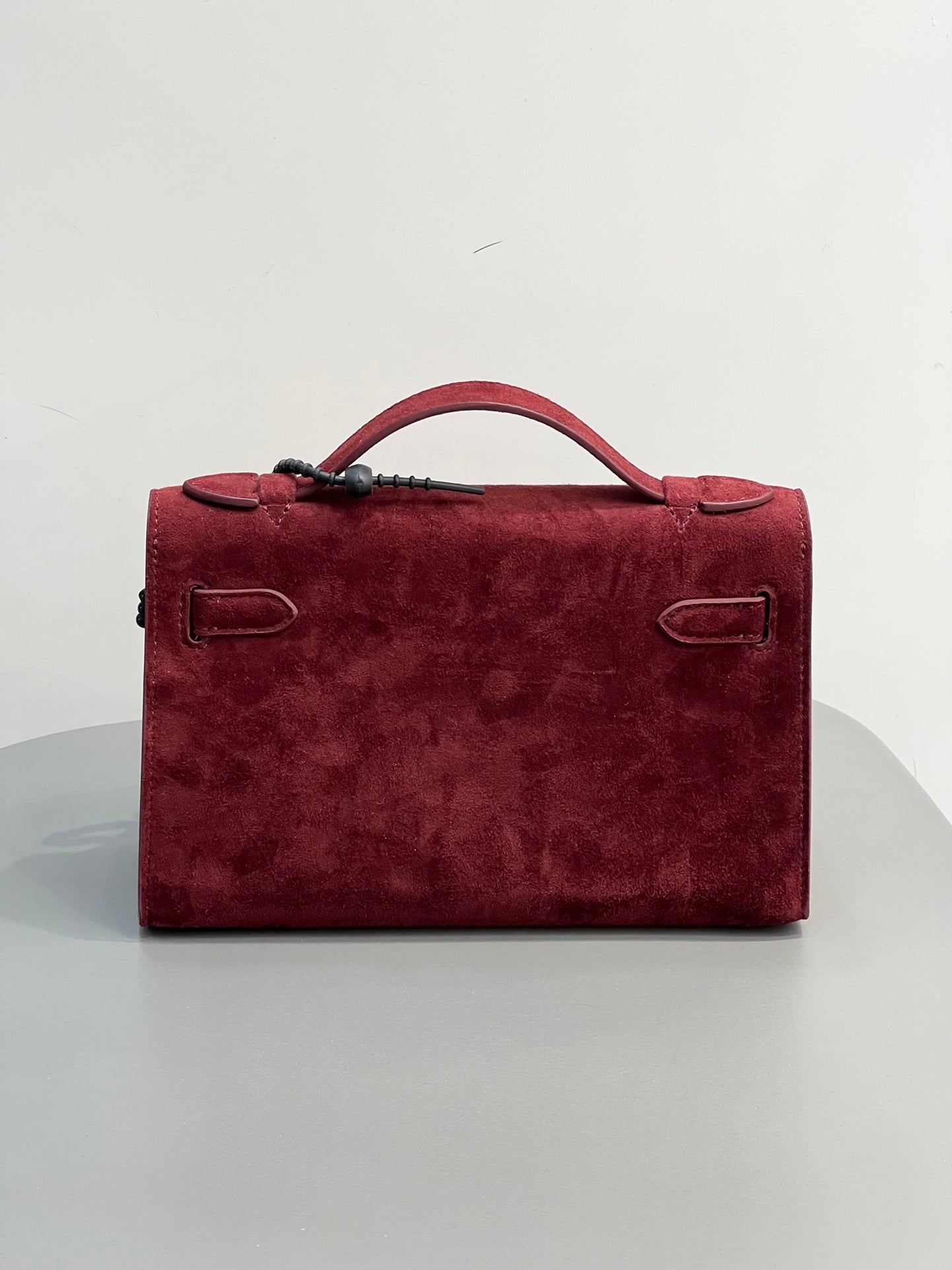 HERMÈS Kelly Pochette Bordeaux Veau Doblis Palladium Hardware 21 - 1:1 HIGH END