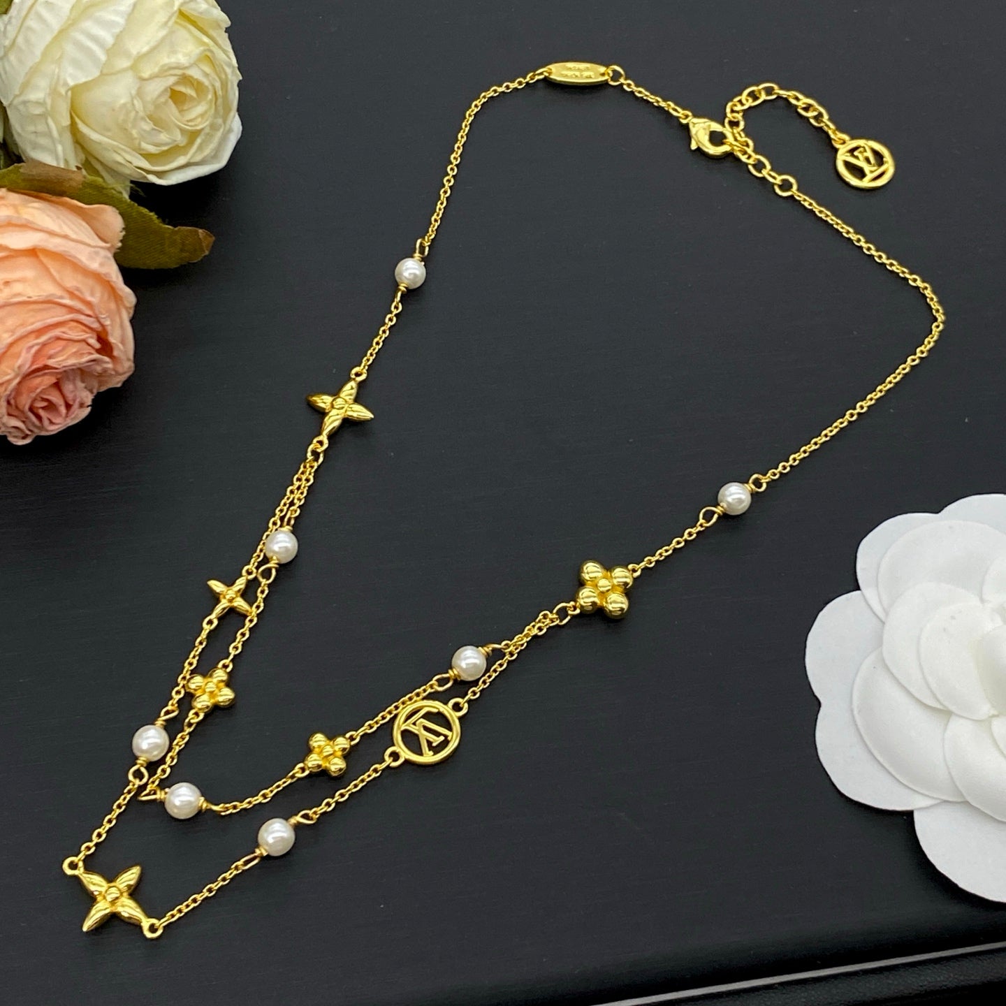 LOUIS VUITTON IDYLLE BLOSSOM NECKLACE / BRACELET – Full Set - 1:1 HIGH END