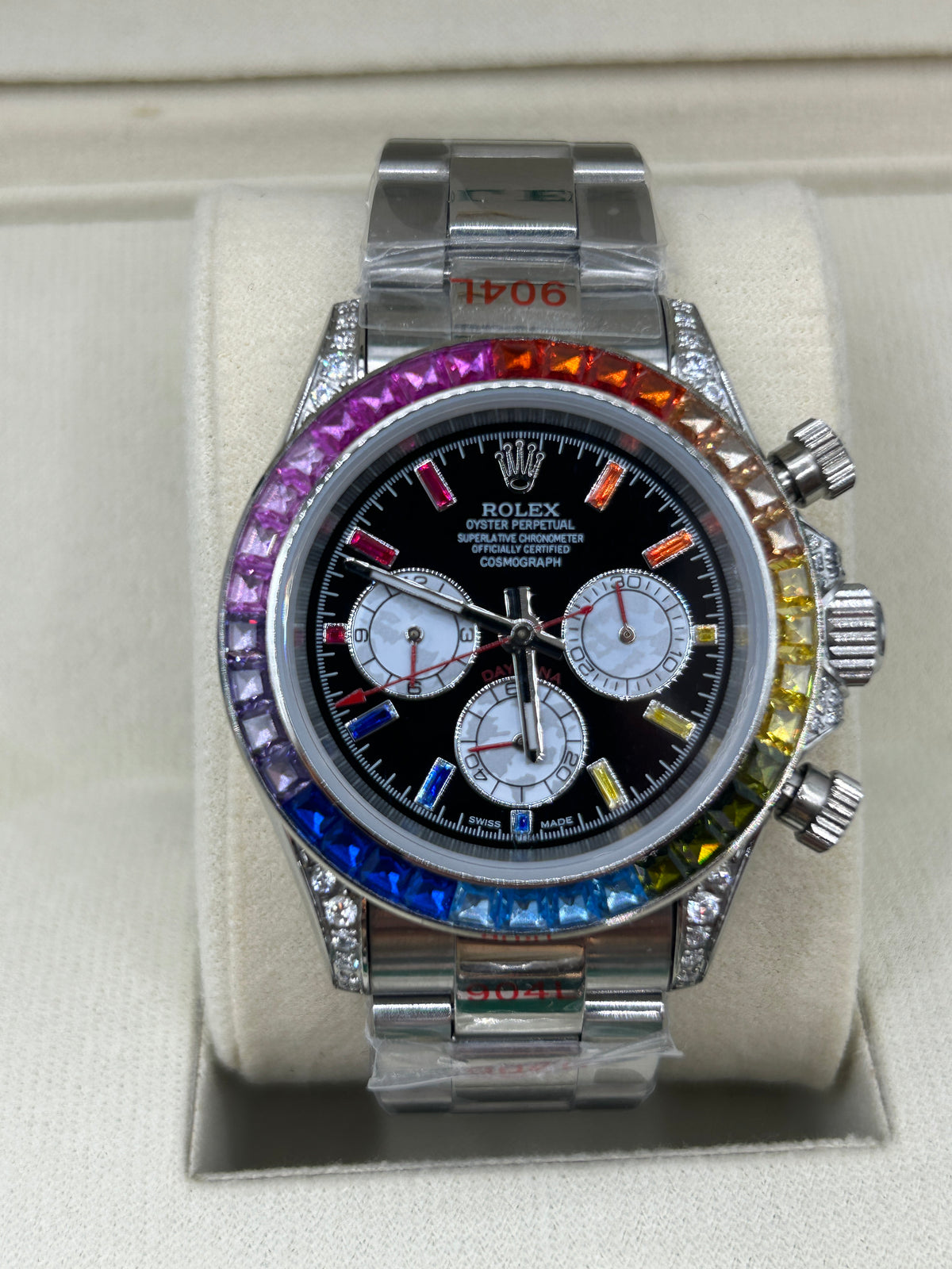ROLEX DAYTONA RAINBOW ICED 40mm U1 FACTORY - AUTOMATIK