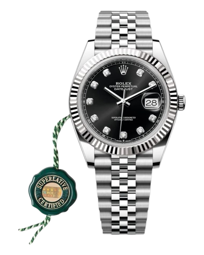 Rolex Datejust 31mm Black with Diamonds Dial Jubilee - U1 FACTORY - AUTOMATIK