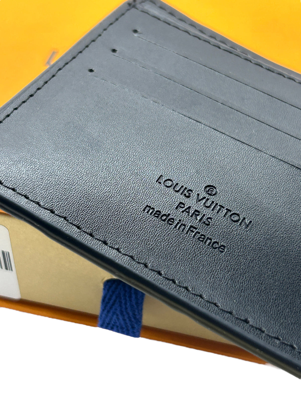 LOUIS VUITTON PORTMONEE WALLET mit Box - MULTIPLE - SPECIAL BLACK