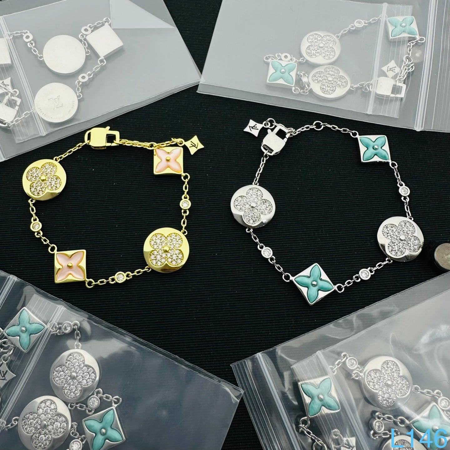 LOUIS VUITTON STAR AND SUN BLOSSOM BRACELET – Full Set - 1:1 HIGH END