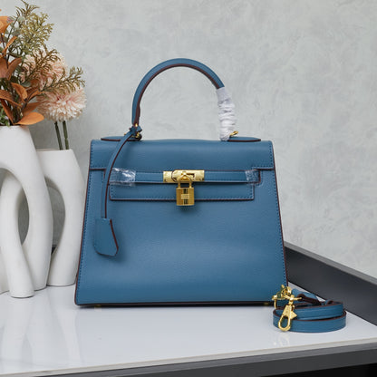 HERMÈS 25CM KELLY SELLIER ORANGE EPSOM LEATHER GOLD HARDWARE - 1:1 HIGH END