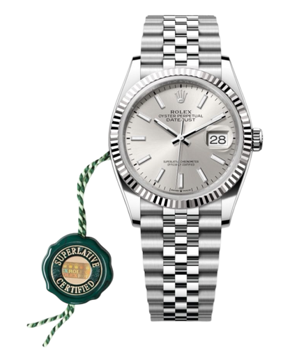 Rolex Datejust Silver 36mm Jubilee - U1 FACTORY - AUTOMATIK