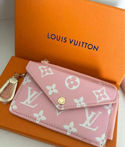 LOUIS VUITTON LEATHER CARDHOLDER ZIPPER – Full Set  - 1:1 HIGH END