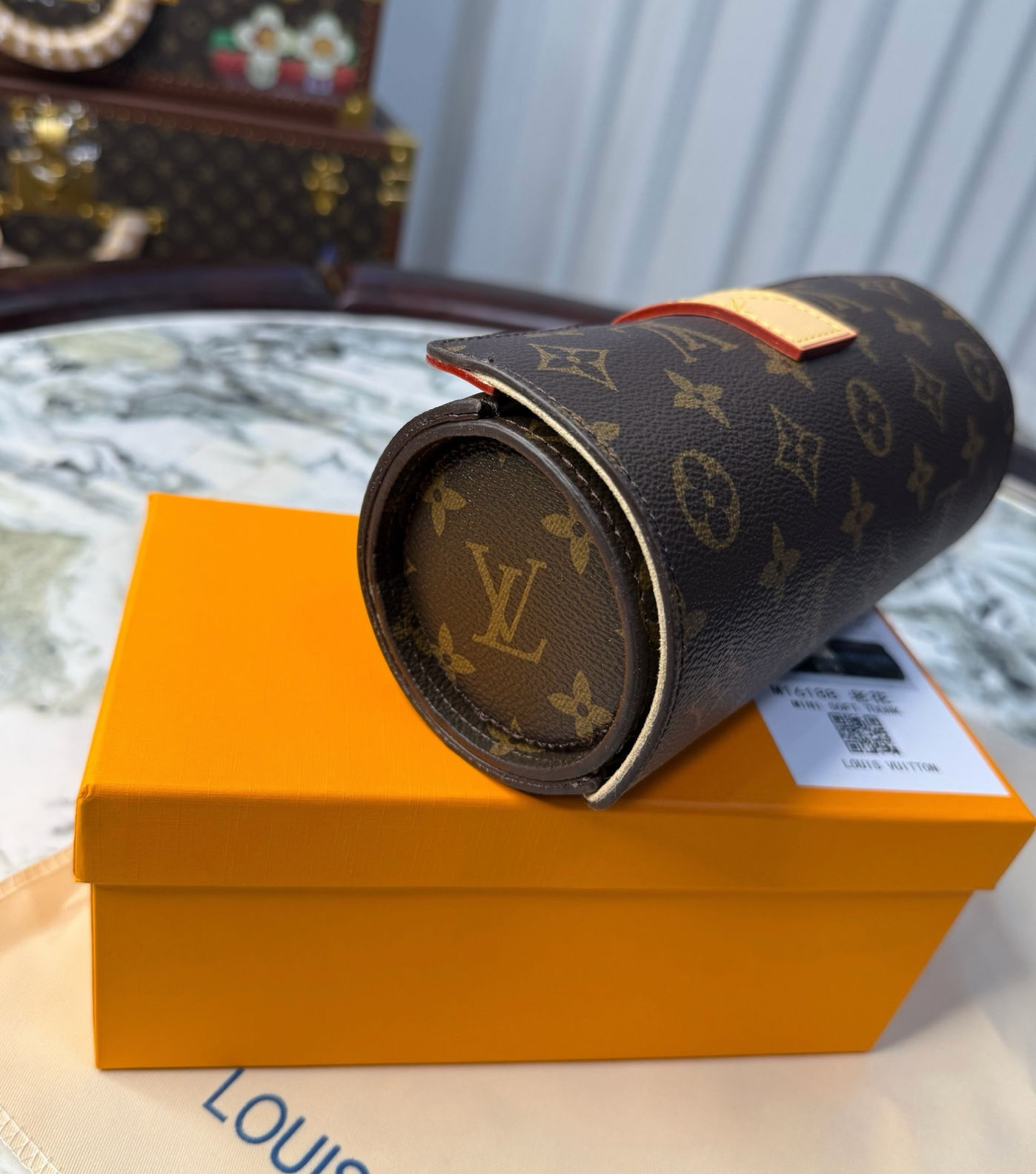 LOUIS VUITTON 2-SLOT WATCH TRAVEL CASE – Full Set  - 1:1 HIGH END (Kopie)