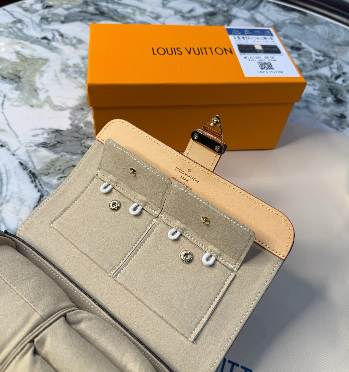 LOUIS VUITTON 2-SLOT WATCH TRAVEL CASE – Full Set  - 1:1 HIGH END (Kopie)