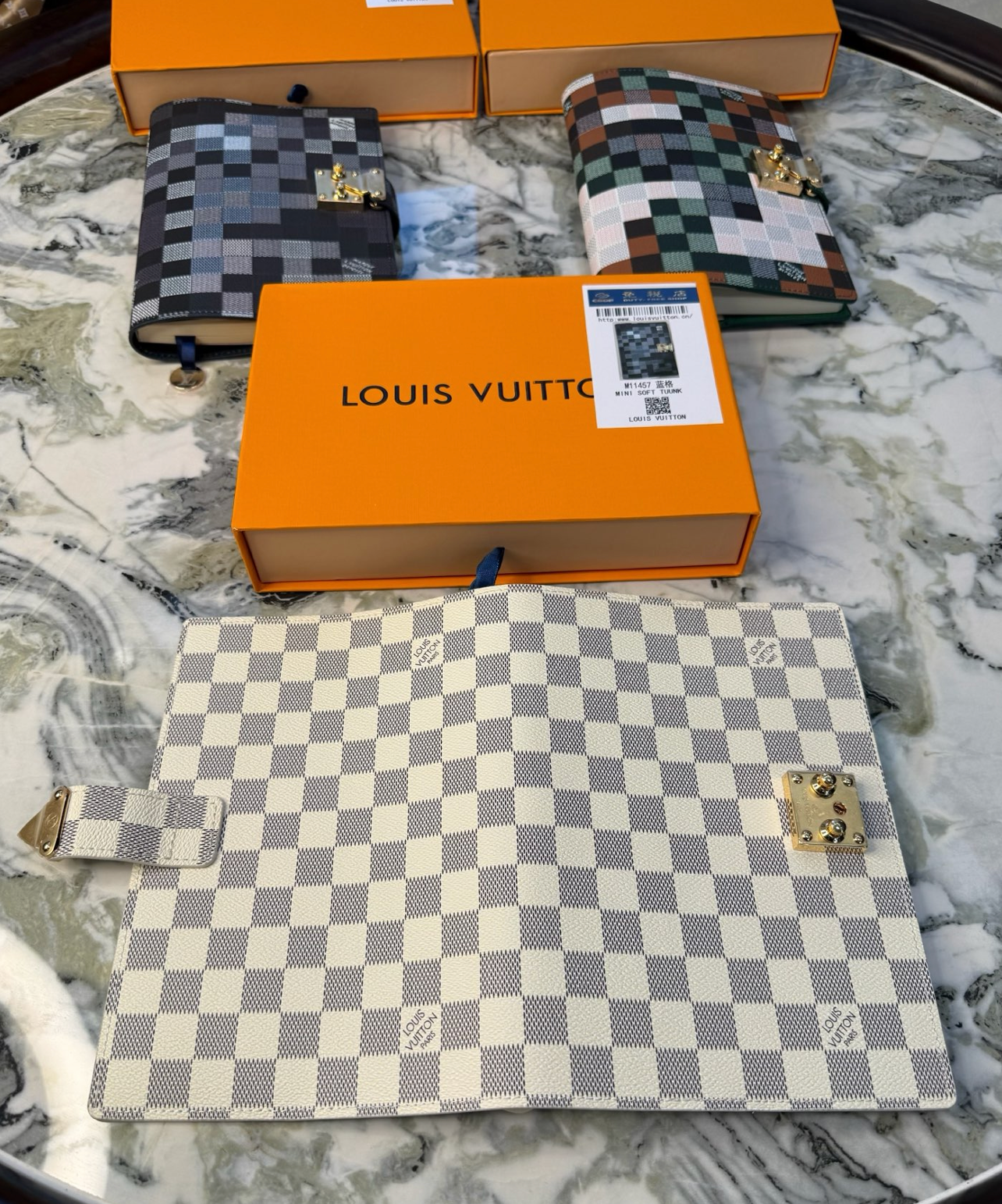 LOUIS VUITTON SMALL RING AGENDA COVER – Full Set  - 1:1 HIGH END