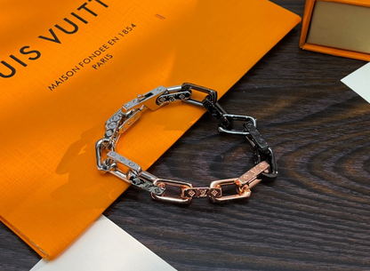 LOUIS VUITTON MONOGRAM CHAIN BRACELET/NECKLACE  – Full Set  - 1:1 HIGH END