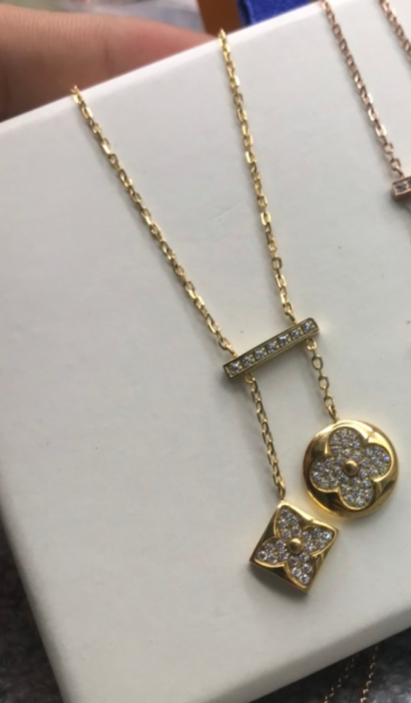 LOUIS VUITTON IDYLLE BLOSSOM NECKLACE  – Full Set  - 1:1 HIGH END