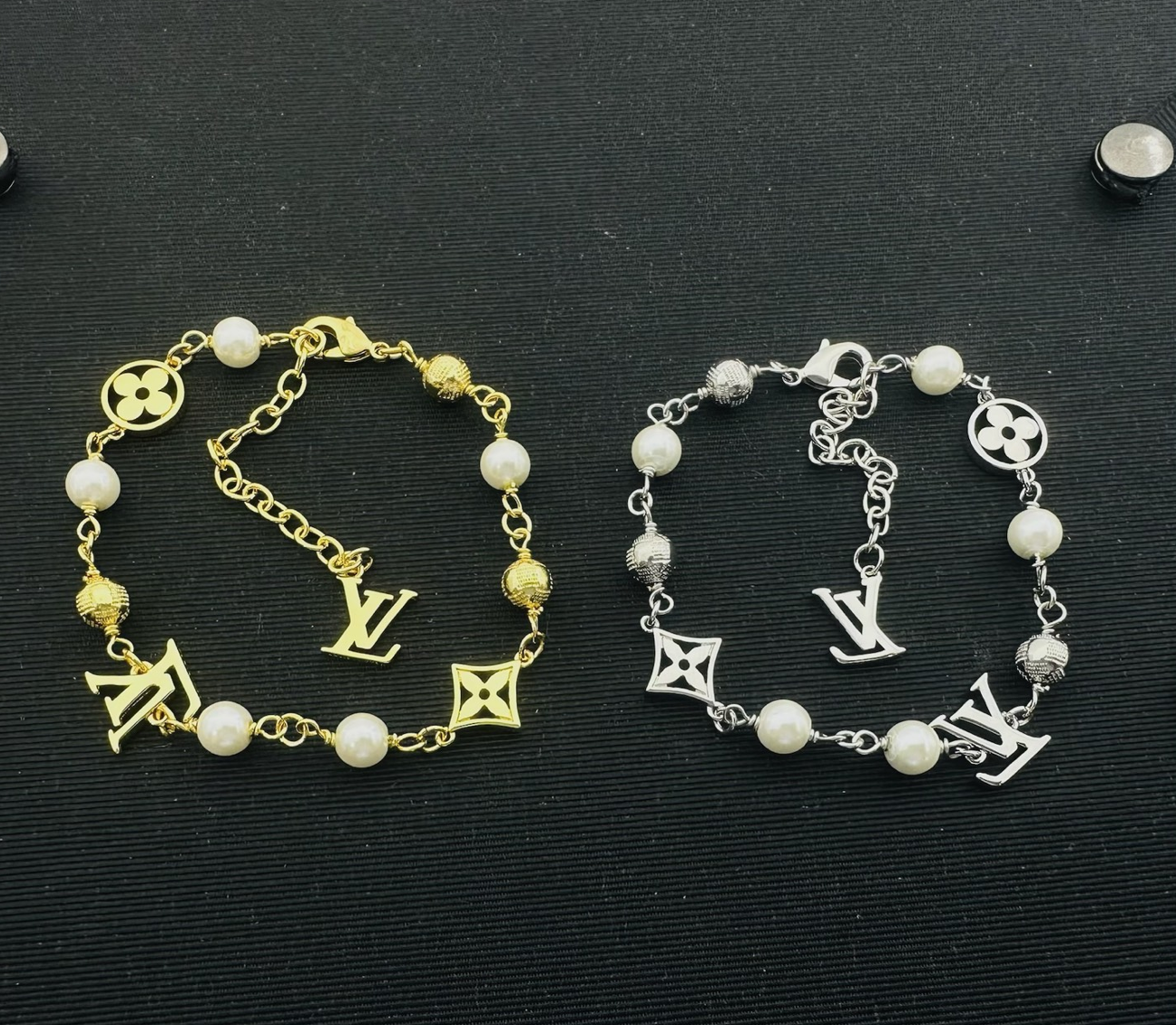 LOUIS VUITTON PEARL MONOGRAM BRACELET – Full Set - 1:1 HIGH END
