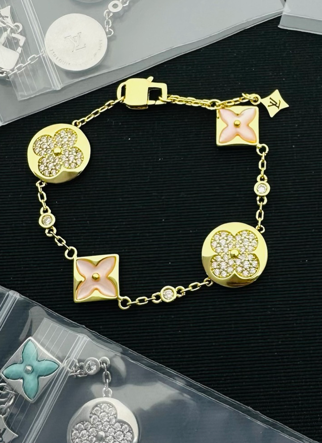 LOUIS VUITTON STAR AND SUN BLOSSOM BRACELET – Full Set - 1:1 HIGH END