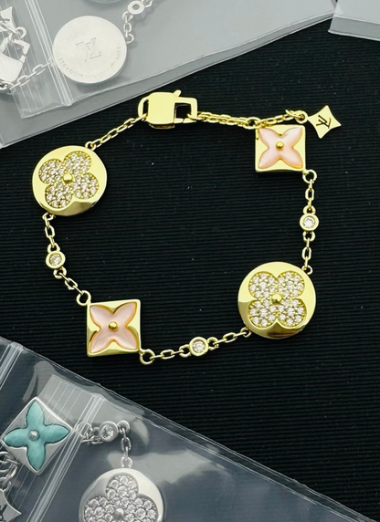 LOUIS VUITTON STAR AND SUN BLOSSOM BRACELET – Full Set - 1:1 HIGH END