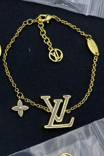 LOUIS VUITTON LV ENAMEL MONOGRAM BRACELET – FULL SET – 1:1 HIGH END