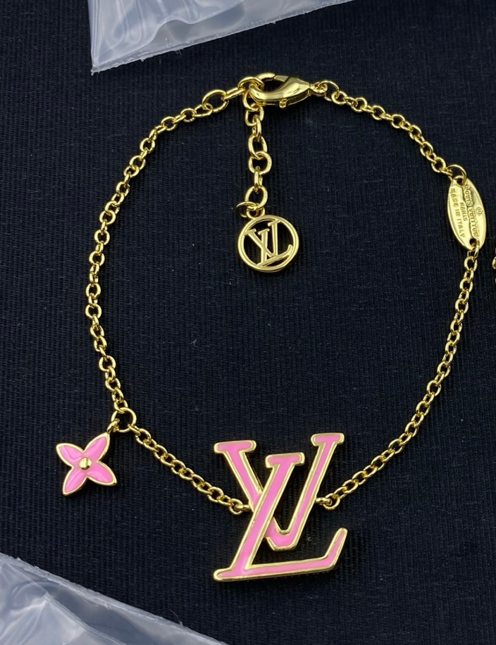 LOUIS VUITTON LV ENAMEL MONOGRAM BRACELET – FULL SET – 1:1 HIGH END