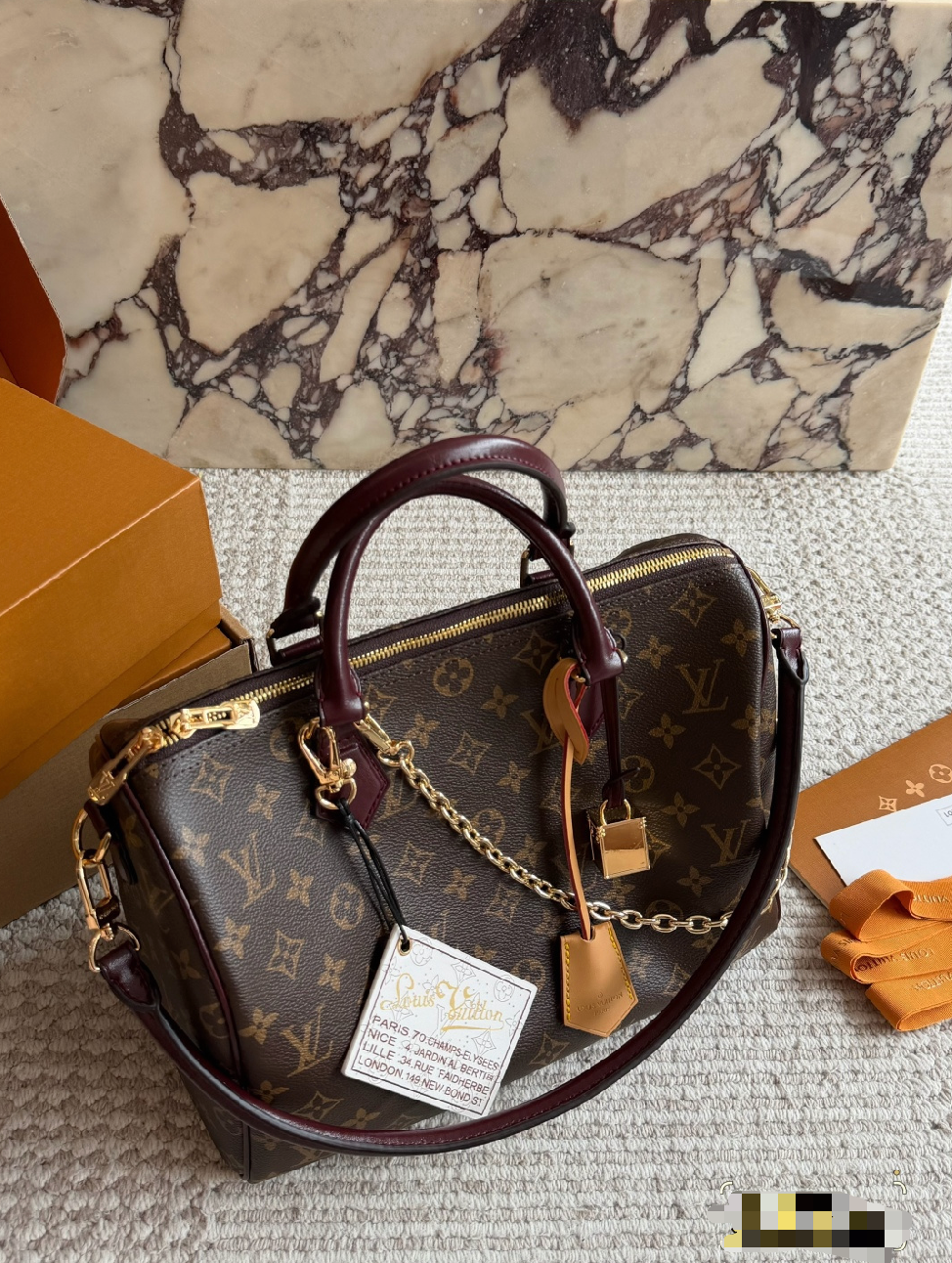 LOUIS VUITTON MONOGRAM TOP HANDLE BAG – FULL SET – 1:1 HIGH END