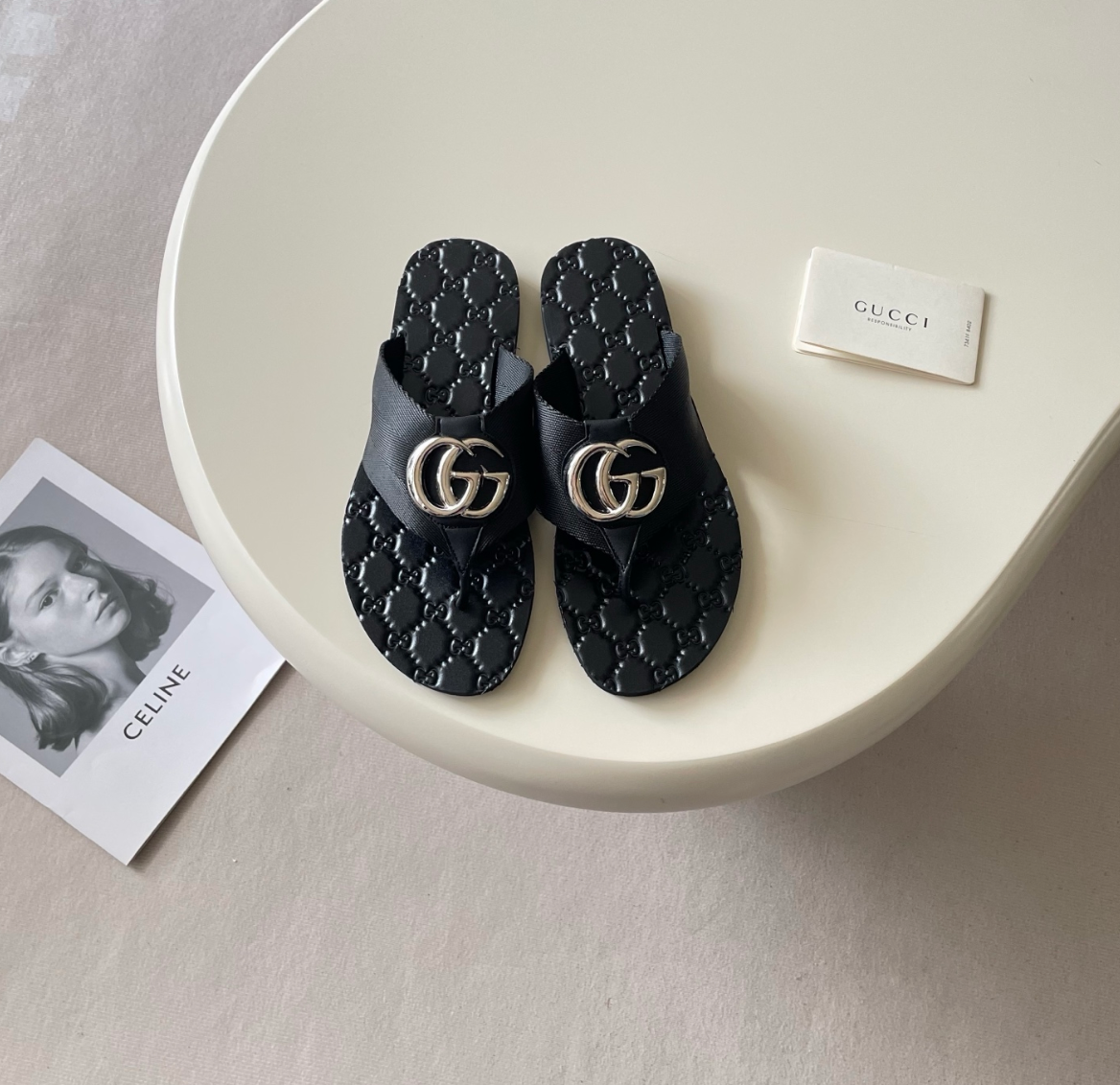 GUCCI GG LOGO SLIDES – FULL SET – 1:1 HIGH END