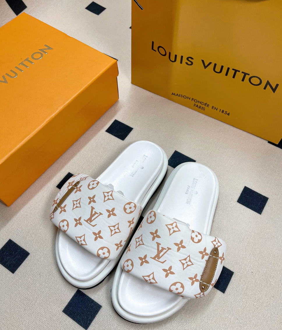 LOUIS VUITTON POOL PILLOW SANDALS – FULL SET – 1:1 HIGH END