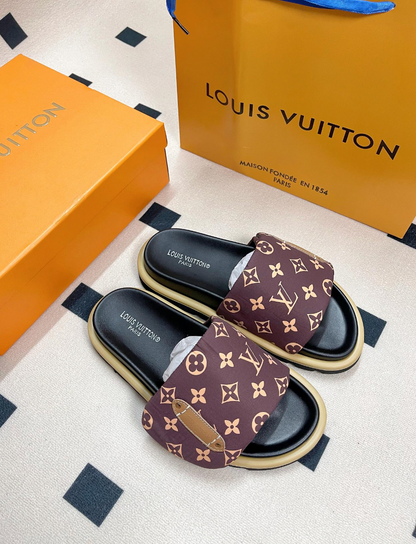 LOUIS VUITTON POOL PILLOW SANDALS – FULL SET – 1:1 HIGH END