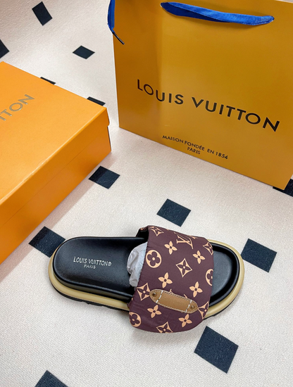 LOUIS VUITTON POOL PILLOW SANDALS – FULL SET – 1:1 HIGH END