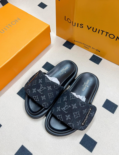 LOUIS VUITTON POOL PILLOW SANDALS – FULL SET – 1:1 HIGH END