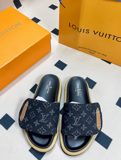 LOUIS VUITTON POOL PILLOW SANDALS – FULL SET – 1:1 HIGH END