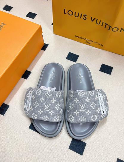 LOUIS VUITTON POOL PILLOW SANDALS – FULL SET – 1:1 HIGH END