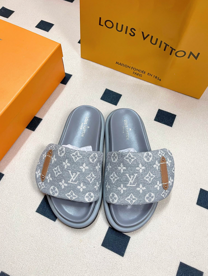 LOUIS VUITTON POOL PILLOW SANDALS – FULL SET – 1:1 HIGH END