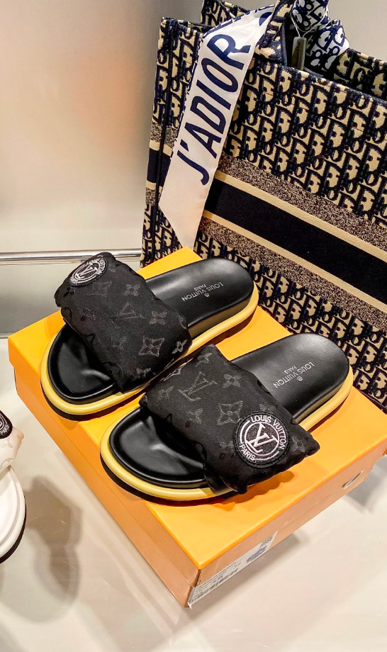 LOUIS VUITTON POOL PILLOW SANDALS – FULL SET – 1:1 HIGH END