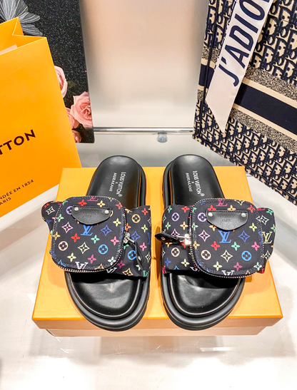 LOUIS VUITTON POOL PILLOW SANDALS – FULL SET – 1:1 HIGH END