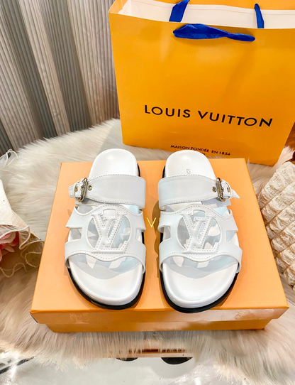 LOUIS VUITTON LV ISOLA COMFORT FLAT SANDALS – FULL SET – 1:1 HIGH END