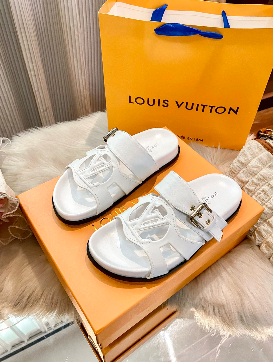 LOUIS VUITTON LV ISOLA COMFORT FLAT SANDALS – FULL SET – 1:1 HIGH END