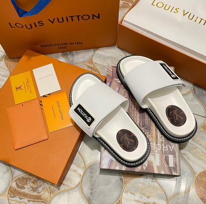 LOUIS VUITTON SUNSET MULE SANDALS – FULL SET – 1:1 HIGH END