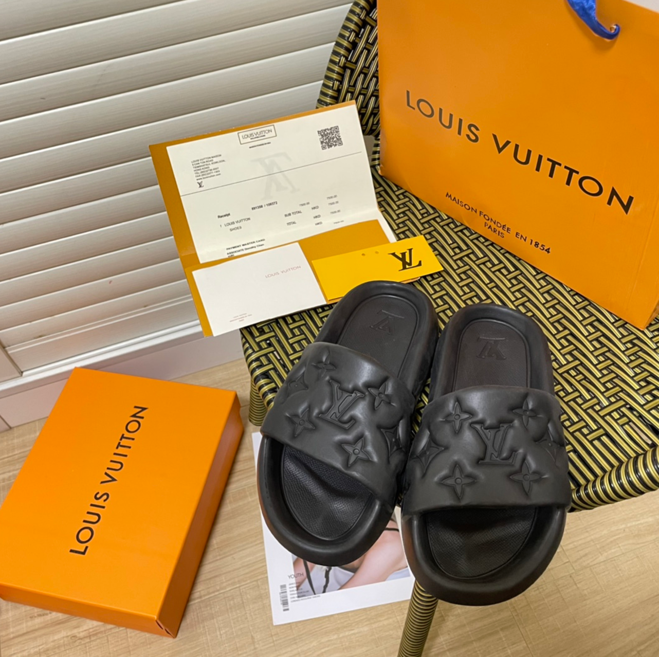 LOUIS VUITTON WATERFRONT MULE – FULL SET – 1:1 HIGH END
